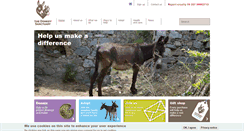 Desktop Screenshot of donkeysanctuarycyprus.org